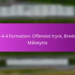 Kombinationsspel: En-två, Rörelsemönster, Målskytte